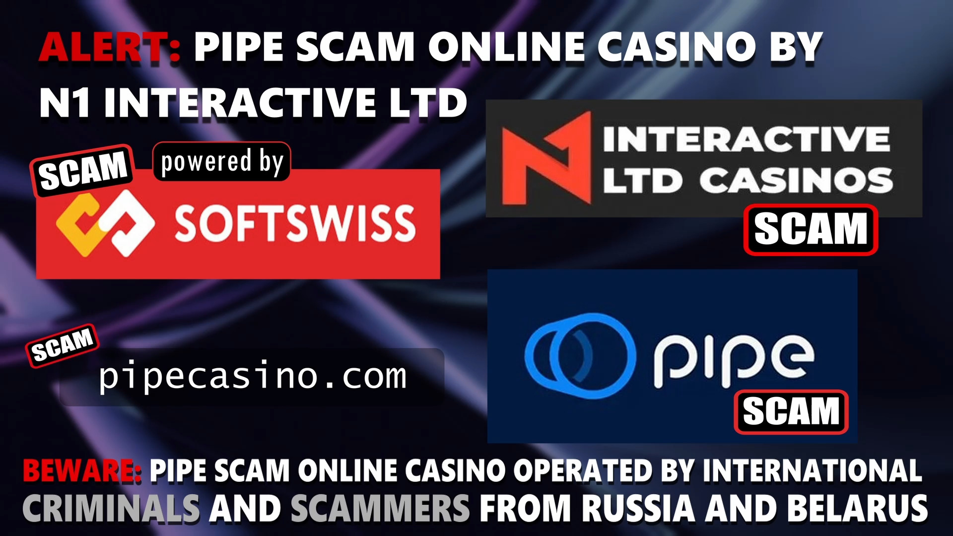 Pipe - softswiss scam - Casino by Softswiss