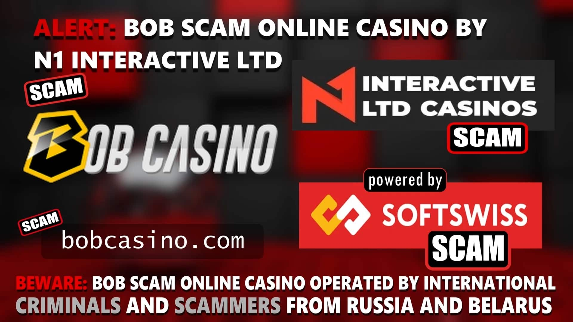 Bob - softswiss scam - Casino by Softswiss