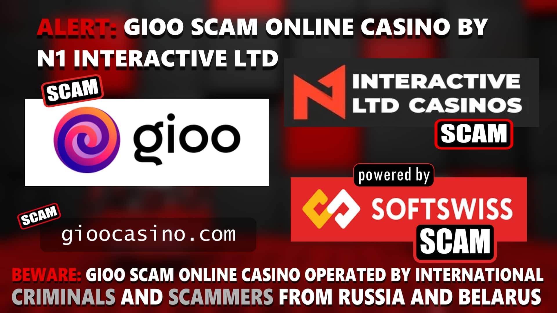 Gioo - softswiss scam - Casino by Softswiss