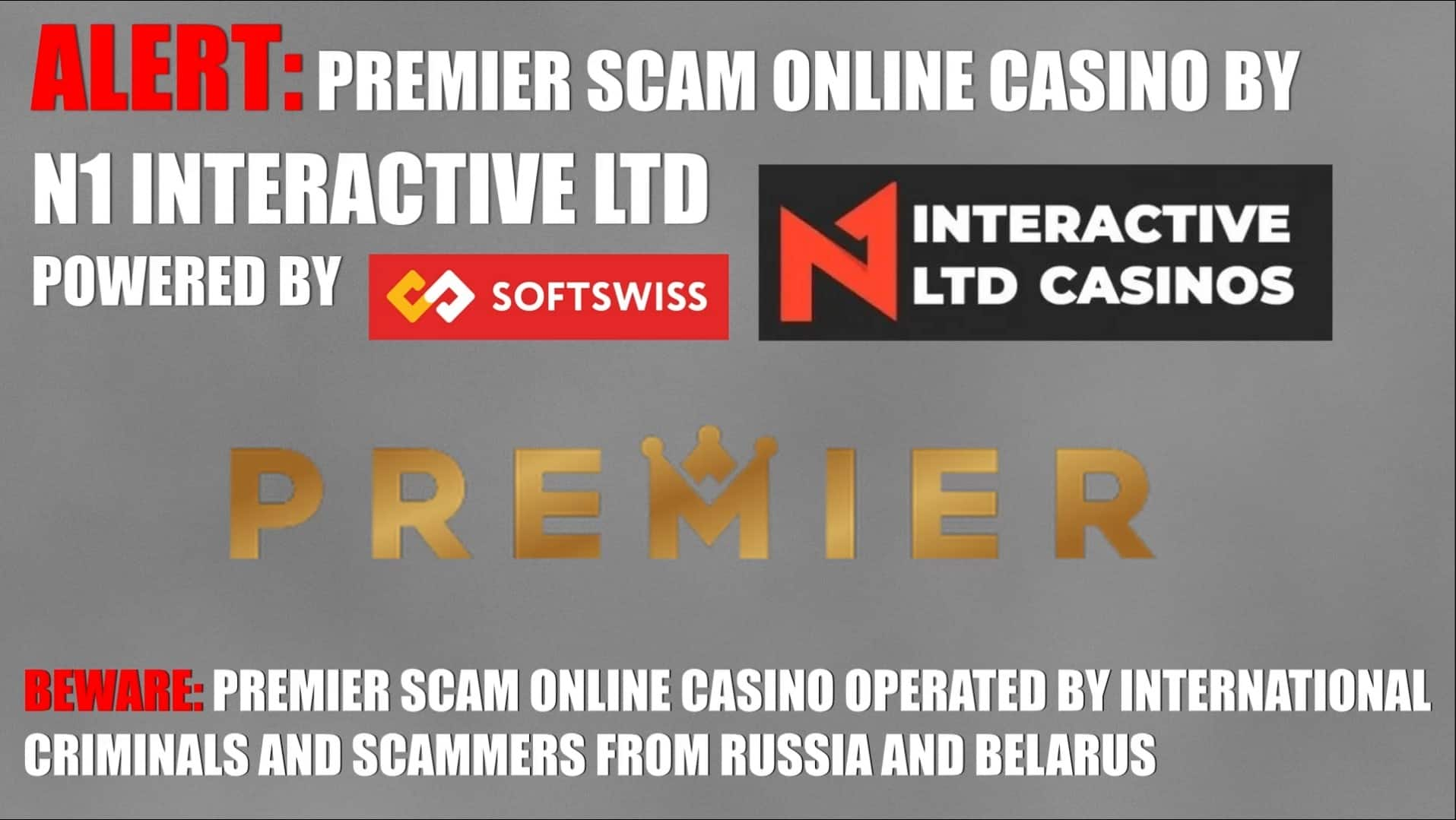 Premier - softswiss scam - Casino by Softswiss