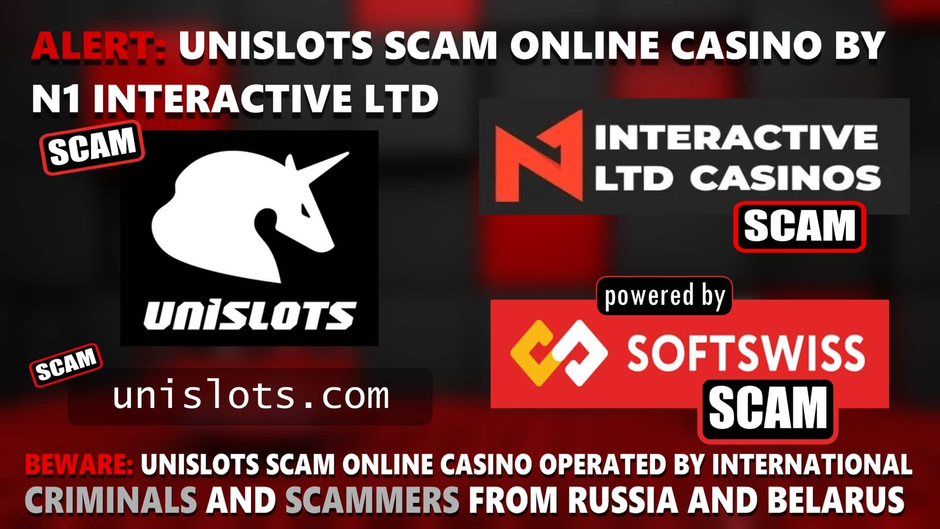 Unislots - softswiss scam - Casino by Softswiss