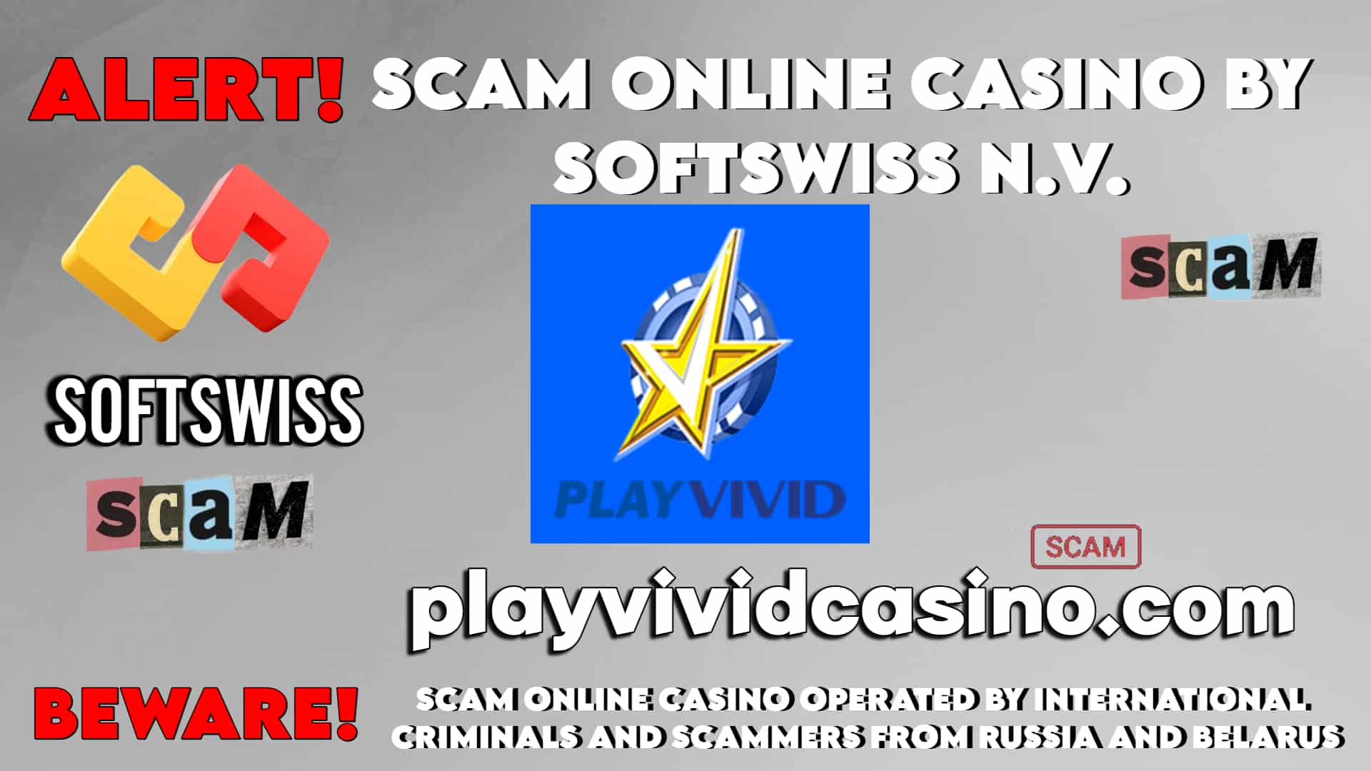 Playvivid - softswiss scam - Casino by Softswiss