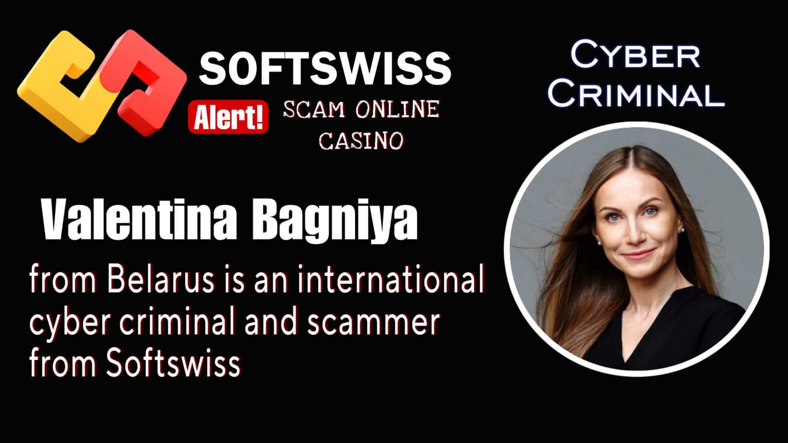 Valentina Bagniya - softswiss scam - Casino by Softswiss